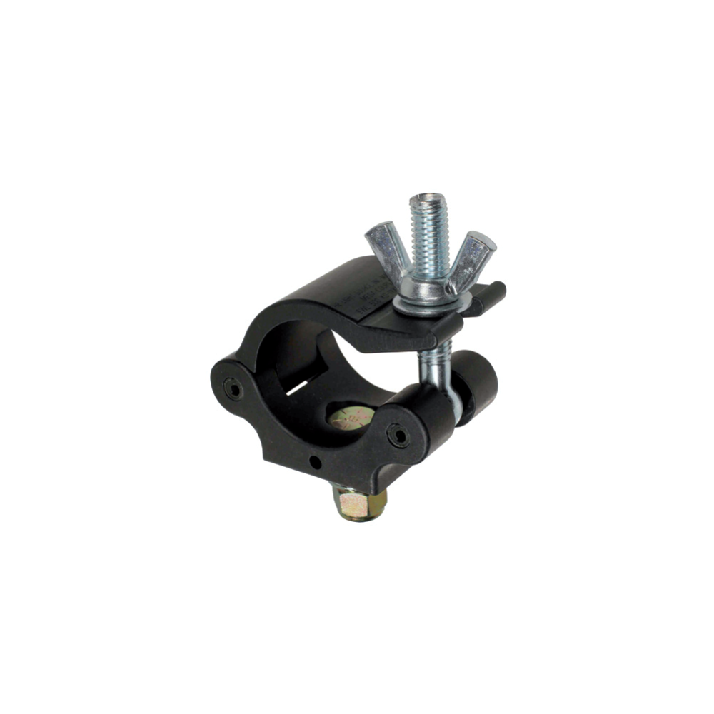 Mega-Coupler 1/2“ Hex Head Bolt with Steel wingnut, Black Anodized 