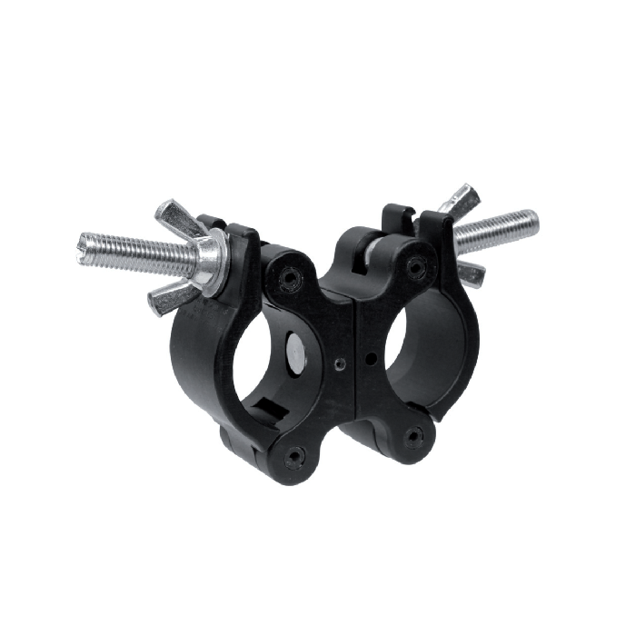 Mega-Coupler, Swivel Steel wingnut, Black Anodized 