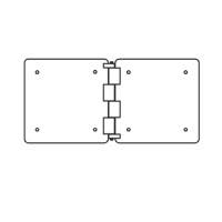 Flat pivot section 0 - 180°