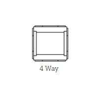  4-Way Corner Block 